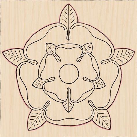 tudor rose template|carving the tudor rose.